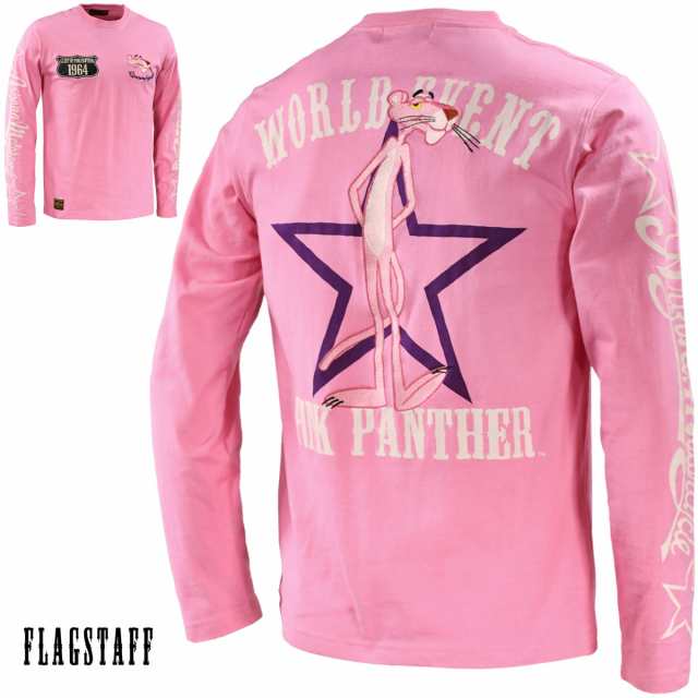 Pink Panther ピンクパンサー Tシャツ 長袖 クルーネック コラボ ロンt メンズ Mens ピンク桃 493021の通販はau Pay マーケット ブラックバリア