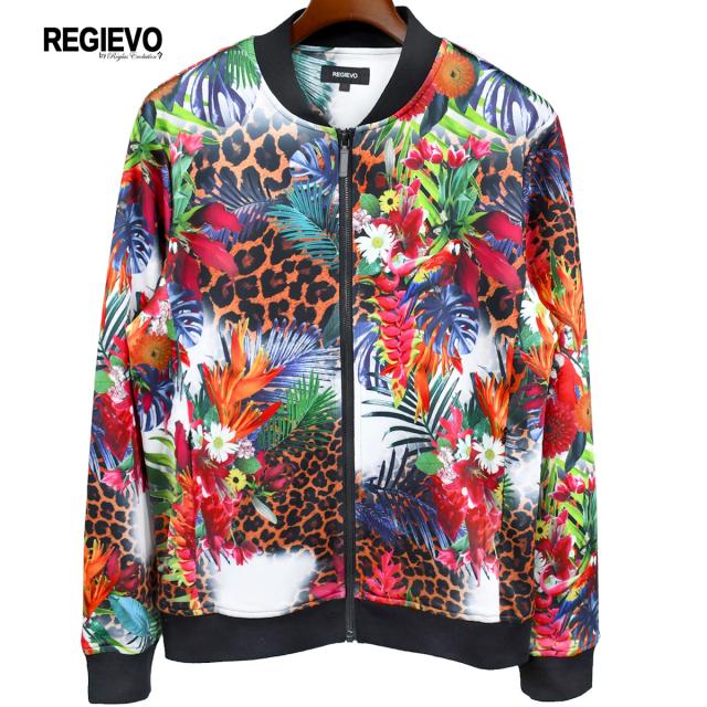 レジエボ Ma1 長袖 ボタニカル メンズ レオパード柄 ライトアウター 派手 ジャージ レッド赤 の通販はau Pay マーケット ブラックバリア