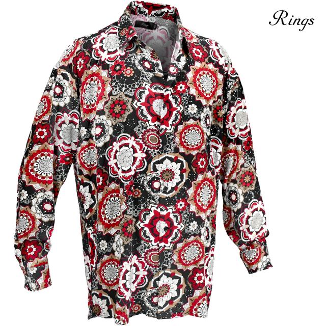 カジュアルシャツ 長袖 アンティーク 花柄 レギュラーカラー メンズ オーバーサイズ ゆったり Mens ブラック黒 レッド赤 の通販はau Pay マーケット ブラックバリア カジュアルシャツ 長袖 アンティーク 花柄 レギュラーカラー メンズ オーバーサイズ ゆったり Mens ブラック黒 レッド赤 の通販はau Pay マーケット ブラックバリア