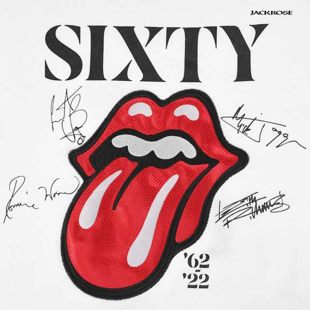 THE ROLLING STONES ローリングストーンズ トレーナー リップアンドタン ベロ メンズ ウラケ 長袖(ホワイト白)  trs002cl007 トレーナー・スウェット