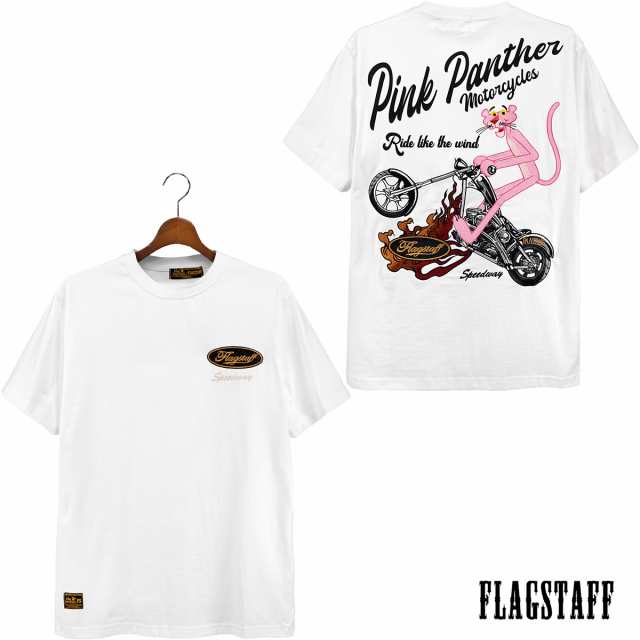 ピンクパンサー PINK PANTHER Tシャツ 半袖 クルーネック mens メンズ バイク(ホワイト白) 432041の通販はau PAY  マーケット - ブラックバリア | au PAY マーケット－通販サイト