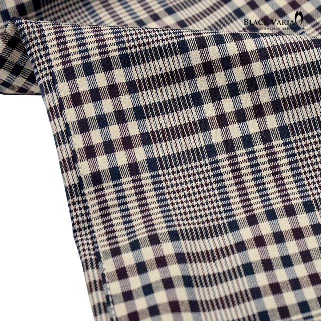 ロングパンツ チェック柄 ブーツカット メンズ 日本製 ローライズ