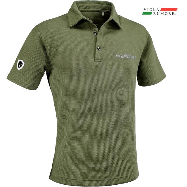 VIOLA rumore ヴィオラ ビオラ ポロシャツ 半袖 バックプリント メンズ(カーキ緑) 42315の通販は 6,151円