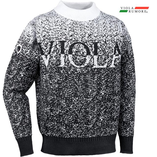 VIOLA rumore ヴィオラ ビオラ ニット セーター モックネック グラデーション メンズ mens(ホワイト白) 52135の通販は 6,828円