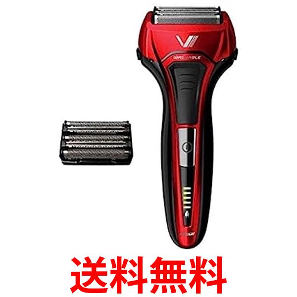 泉精器製作所 イズミ IZF-V579ーR-EA 電気シェーバー レッド ソリッドシリーズ 5枚刃 往復式 本体丸洗い (替刃 + 1個付) 送料無料 8,112円