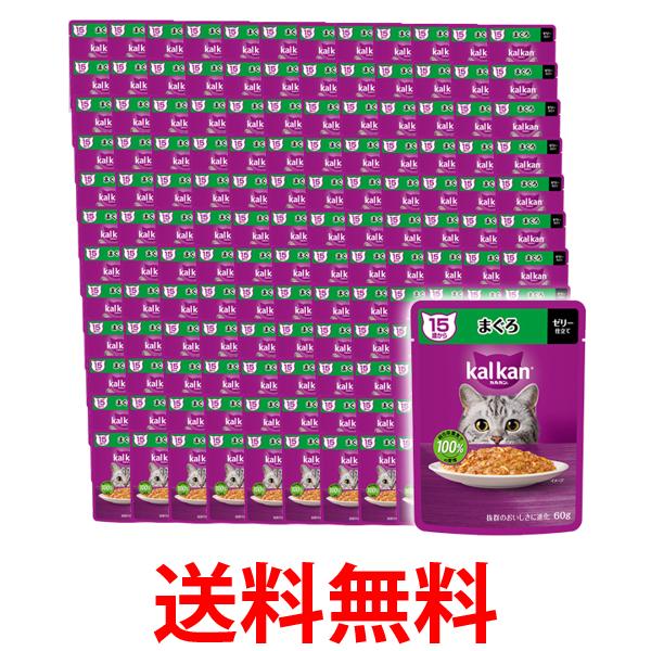 120個セット カルカン パウチ 15歳から まぐろ 60g ペットフード 猫 キャットフード ウェット 送料無料