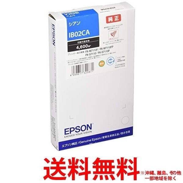 EPSON インクカートリッジ  シアン IB02CA 1色
