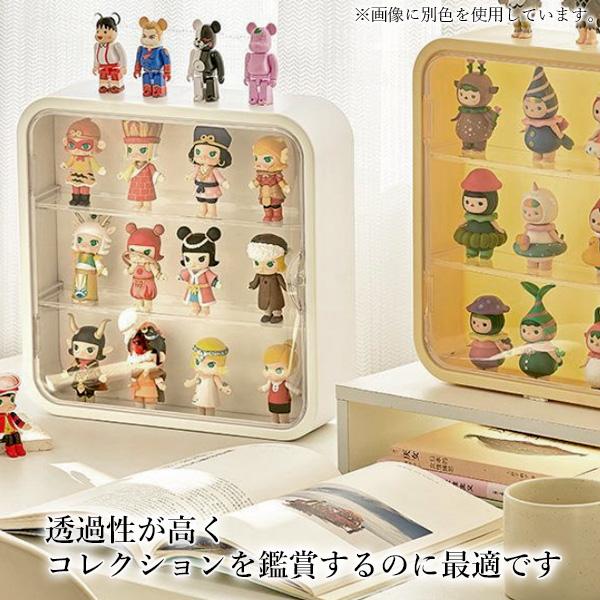 コレクションケース 大型 アクリル ケース 壁掛け ホワイト フィギュア