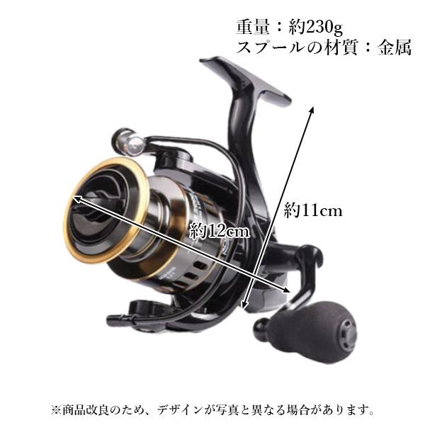 2個セット スピニングリール 軽量 4000番 耐久性 釣り リール 投げ釣り