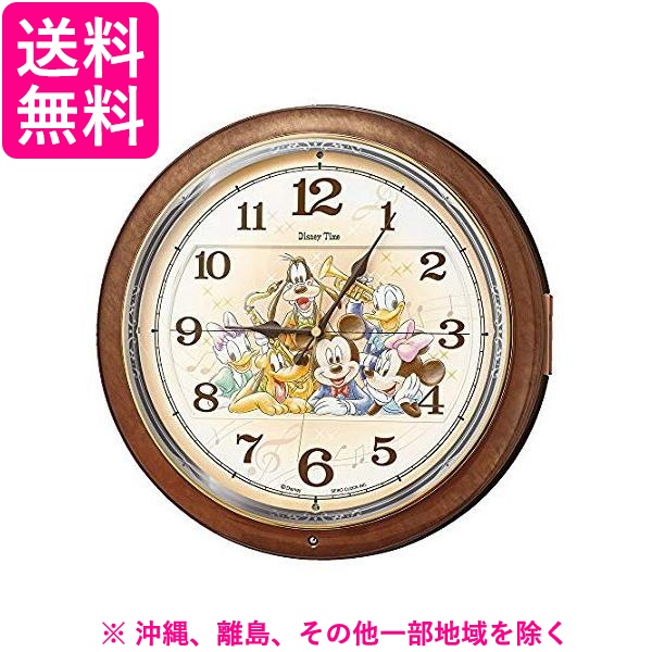 セイコー 電波からくり掛け時計 Disney Time ディズニータイム ミッキー＆ミニー FW587B