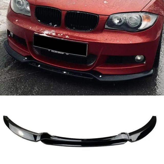 BMW E82 E88 1シリーズ（118d 120i 120d 125i 135i）2008-2013年用 フロントバンパースプリッターリップ 4ピース キャナードスポイラー ディフューザー ボディキット 輸入品_7