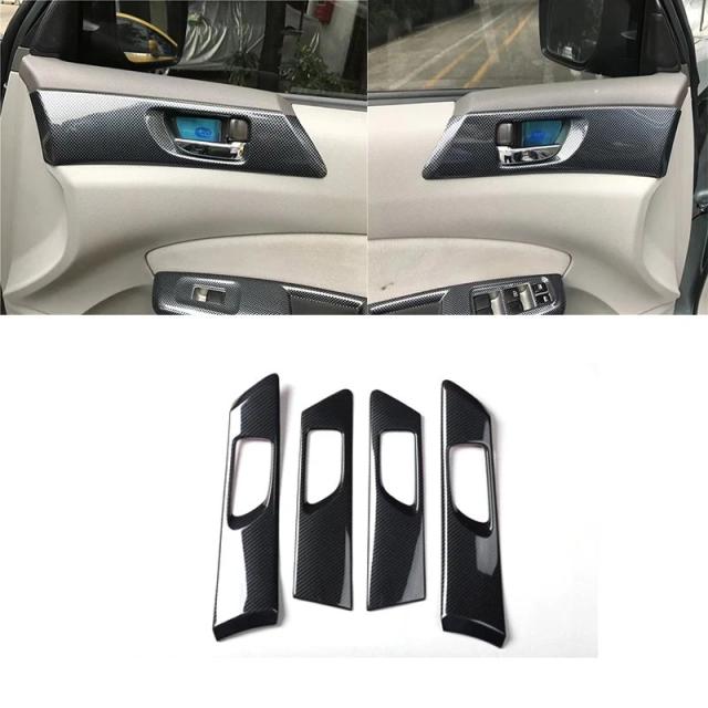RHD スバルフォレスター 2008-2012 内装 ウィンドウスイッチ ドアハンドル シフトノブ フロントリア ドホルダー パネル エアコンベント カバー トリム 輸入品_17