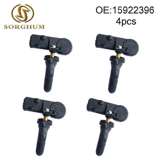 4個セット TPMS タイヤ空気圧センサー 適合シボレー シルバラード サバーバン タホー トラバース 品番:15922396 25920615 13586335 輸入品