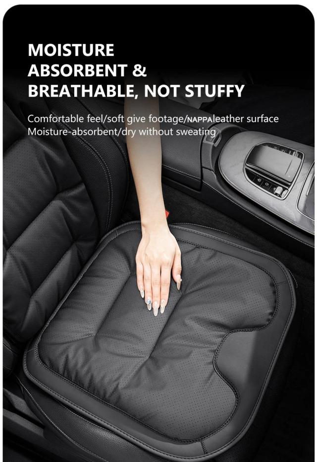 SEAMETAL ナッパレザー カーシートカバー 冬用暖かいシートマット ソフト通気性シートカバーパッド アクセサリー 輸入品_10