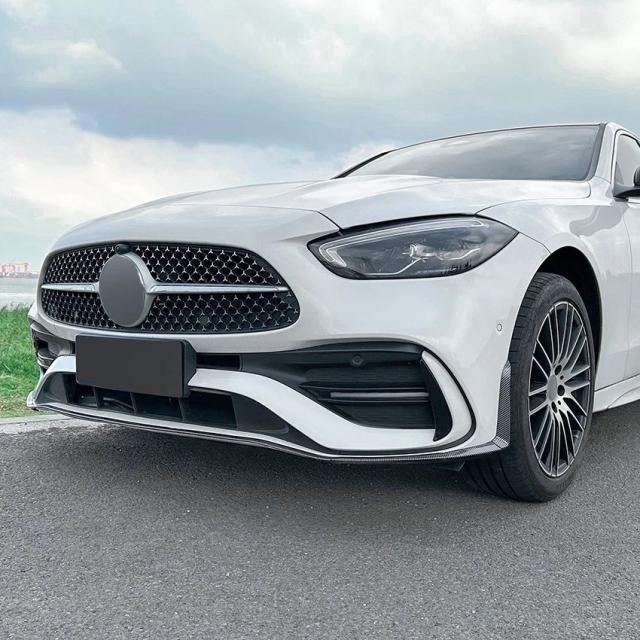 メルセデス・ベンツ Cクラス W206 S206 C260 C43 AMG 式以降 フロントバンパースポイラーリップ ロワボディキット ディフューザー スプリッター チューニングガード 輸入品_5