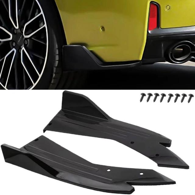 2個セット リアバンパーリップ ディフューザー スプリッター カナード プロテクター フロントスポイラー ボディキット BMW 4シリーズ F32 F33 F36 G22 G23 G26 2014年以降モデル用 輸入品