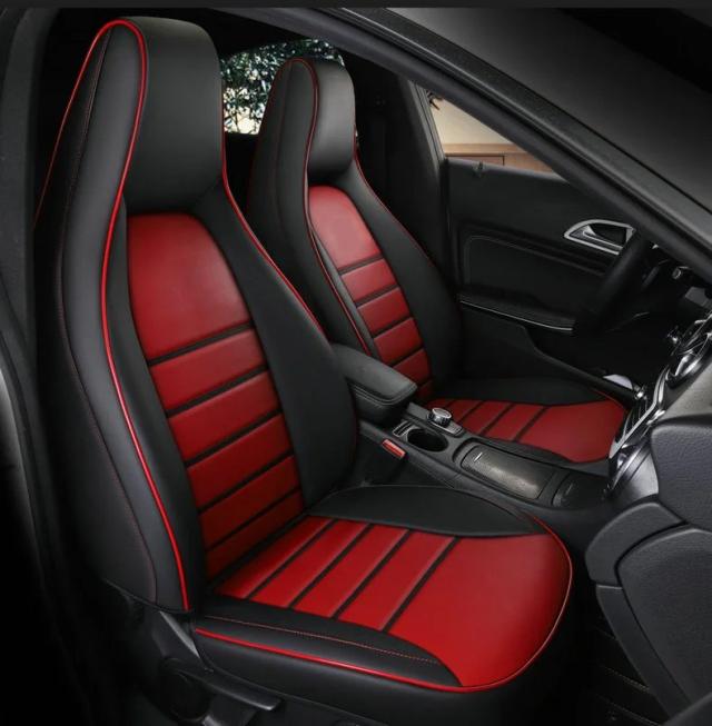 メルセデス・ベンツ GLA200 GLA260 CLA200 CLA220 CLA260 A180 A200 専用 カスタム フロントシートカバー 2点セット 車 アクセサリー カー スタイリング 輸入品