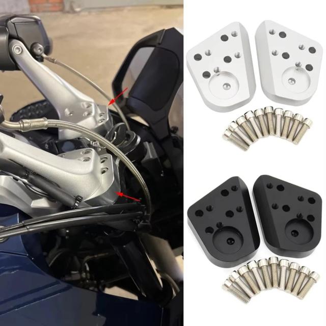 シルバーハンドルバーリザー BMW R1200RT R1150RT R1100RT R1100R R1150R R1100 R1150 R1200 RT 用 バイクアクセサリー パーツ 輸入品