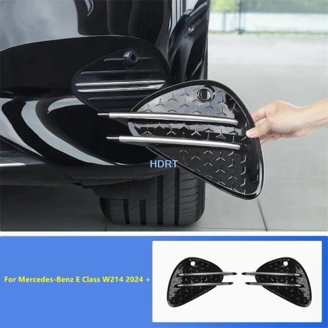 メルセデス・ベンツ Eクラス W214 式用 フロントバンパー フォグランプカバー プロテクター 装飾 エクステリアステッカー 輸入品