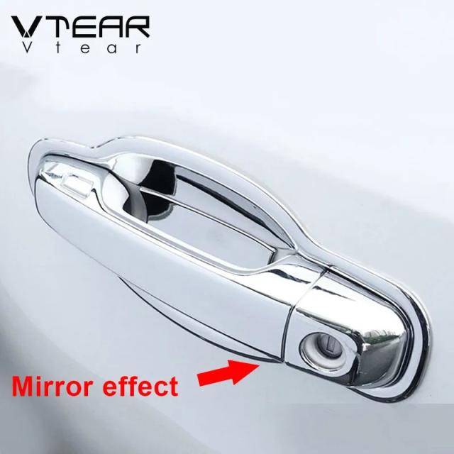 Vtear トヨタ ランドクルーザー200 ドアハンドルカバー 外装トリム 防傷アクセサリー ABSフレームパーツ 式 輸入品