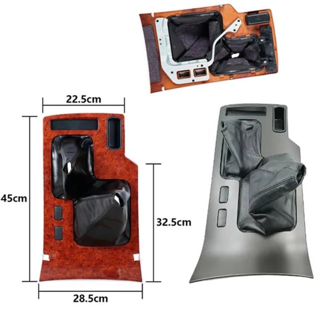 トヨタ ランドクルーザー 100 用 センターフ？ル 木製シフトノブ トリム 交換用 MT 内装アクセサリー 輸入品
