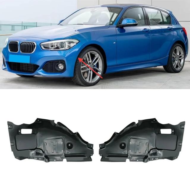 BMW 1シリーズ F20 F21 LCI 2010-2019 フロントホイールアーチライナー 泥よけ 純正品番: 51717260709 51717260710 輸入品