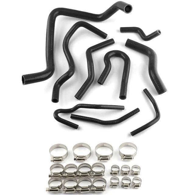 ホンダ シビック SOHC D15 D16 EG EK 1992-2000年用 シリコン製 ラジエーター クーラントホース キット カーパーツ /9ピースセット 輸入品_7