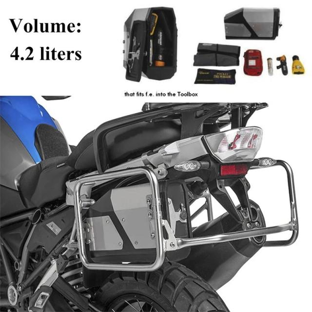 BMW R1250GS・R1200GS LC/ADV・R1200/R1250 GS・F750GS・F850GS・F800GS・GS1200/GS1250 用 4.2L ツールボックス アクセサリー 輸入品_5