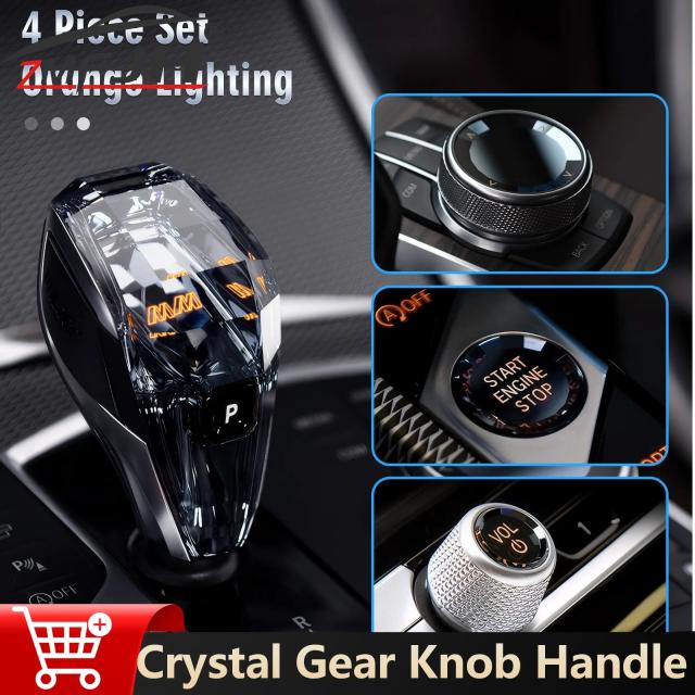 4点セット クリスタルギアシフトノブハンドル BMW F40 F44 F45 F46 G14 G15 G16 G20 G21 G22 G28 専用 シフトノブレバー 輸入品 27,272円