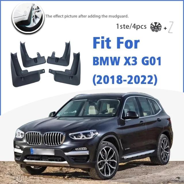 BMW X3 G01用マッドガード フロント＆リア 泥除け 2018-モデル スタイリッシュ スプラッシュガード フェンダー カーパーツ 輸入品