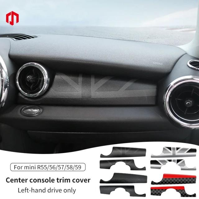 ミニクーパー R56 R55 R54 R57 R58 R59 専用 レザー調ダッシュボードデカールステッカー 左ハンドル車用 装飾アクセサリー 輸入品