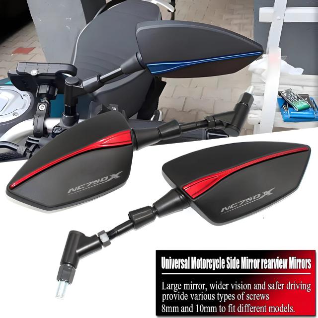 HONDA NC750X (2014-モデル) 用 バイク サイドミラー リアビューミラー 輸入品