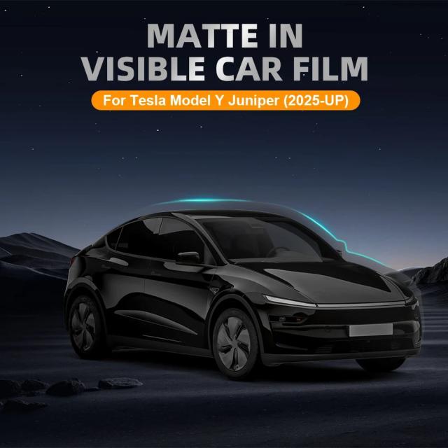 9ミル マットTPU 耐傷性 カーペイント保護フィルム Tesla Model Y ジュニパー 2025-2026年モデル 対応 クリアーブラ PPF アクセサリー 輸入品