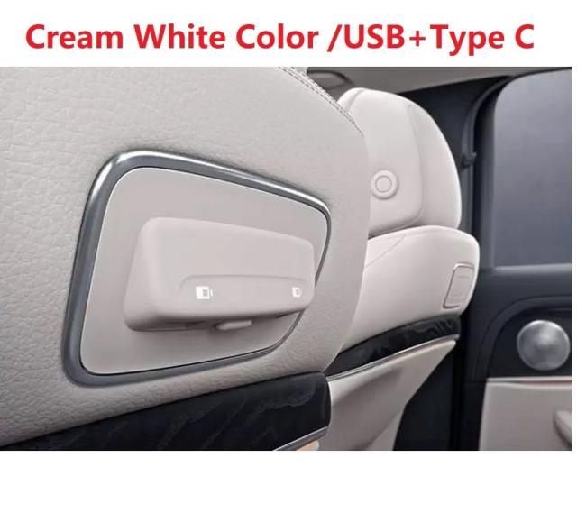 純正リアシートUSB Type-C充電ポートコネクター メルセデス・スベンツ C200L GLC300 E200L E300L 専用 輸入品