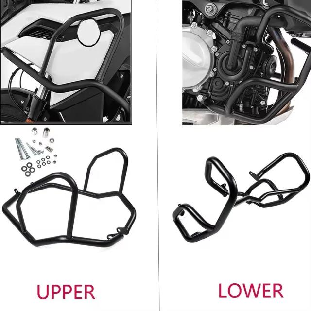 BMW F850GS・F750GS（2017-）用 エンジンガード フェアリングフレームプロテクター アッパー／ロワークラッシュタンクバー バンパー 輸入品