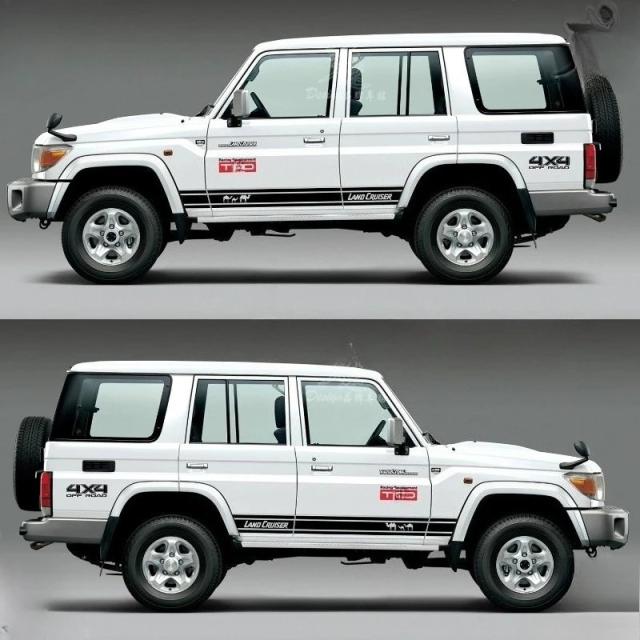 カーステッカー ビニールデカール トヨタ ランドクルーザー LC76 LC80 LC71 LC70 用 ファッション スポーツ デコレーション カスタム フィルム アクセサリー 輸入品_7
