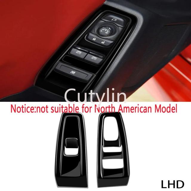 LHD RHD対応 スバル BRZ/ZD8 トヨタ GR86/ZN8 2021 2022 ABSブラック 内装アクセサリー パワーウインドウスイッチ シフトノブ エアコンベントパネル 輸入品