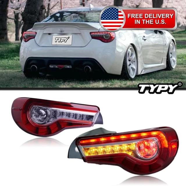 TYPY カーフ？レット用DRLシーケンシャルターンシク？ナルテールライト - Toyota 86 / Subaru BRZ 2013-2020 Scion FR-S 2013-2016 自動車アクセサリー 輸入品 47,478円