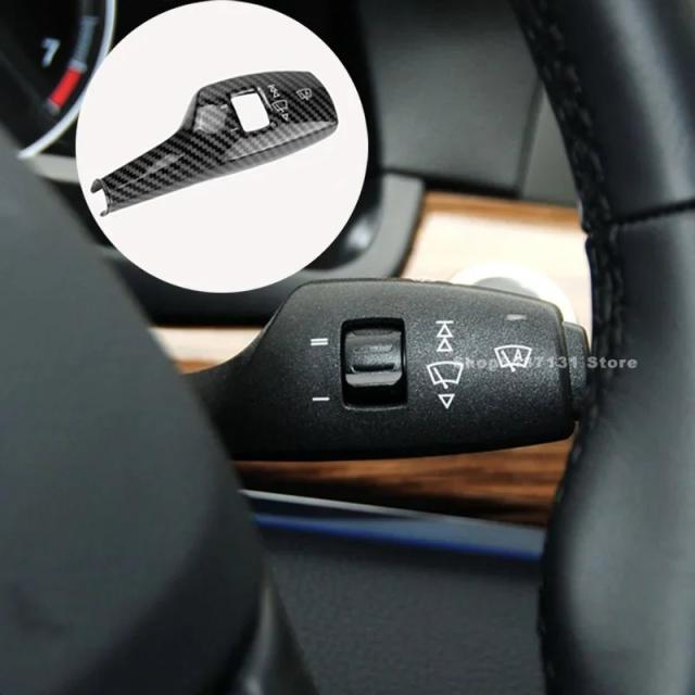プレミアム品質 ターンシグナルワイパースイッチトリム ステアリングウィールヘッドライトスイッチコントロールカバー BMW 1 3 5 6 7シリーズ アクセサリー 輸入品_5