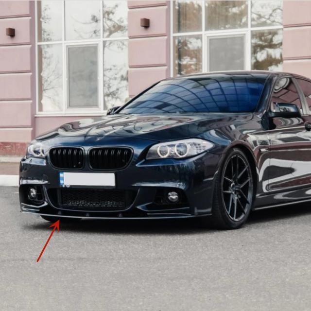 BMW 5シリーズ F10 F11 用 フロントバンパーリップ ボディキット スポイラー スプリッター カナード（2011-モデル 520i 523i 525i 530i 535i Mスポーツ対応） 輸入品