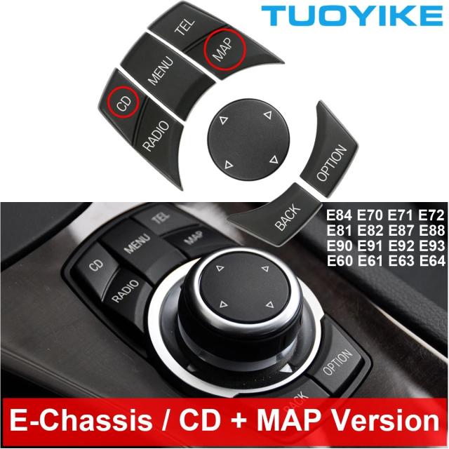 BMW 1・3・5シリーズ X1 E84 X5 X6 E70 E71 E81 E82 E90 E91 E92 E60 E61 用 CIC i-Drive マルチメディア コントロールボタン センターコンソール 輸入品