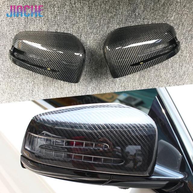 メルセデス・ベンツ Aクラス Cクラス CLA GLA CLS 専用 カーボンファイバー サイドミラーカバー トリムキャップ (W176 W117 W204 W212 W218 W207 2013-モデル) 輸入品