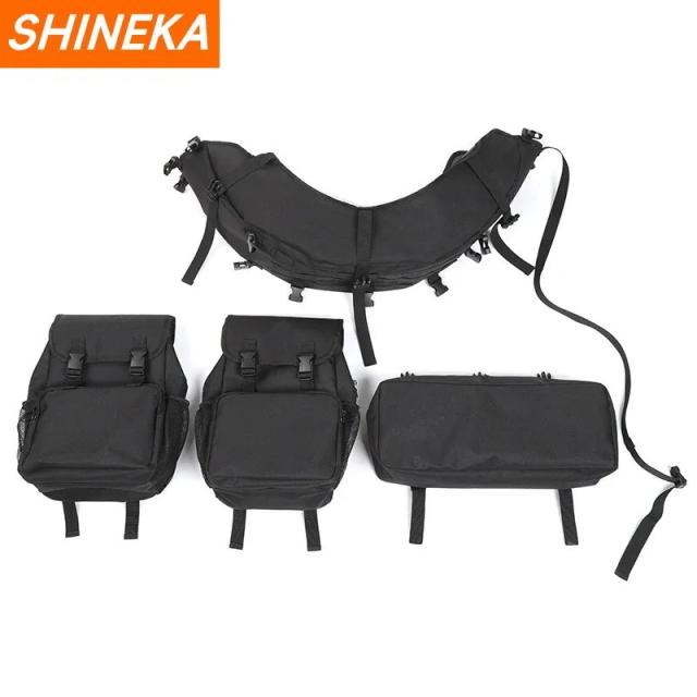 SHINEKA スズキ ジムニー 2019-2023 年式 用 スペアタイヤ 収納バッグ カーゴ オーガナイザー 収納 整理 アクセサリー 輸入品