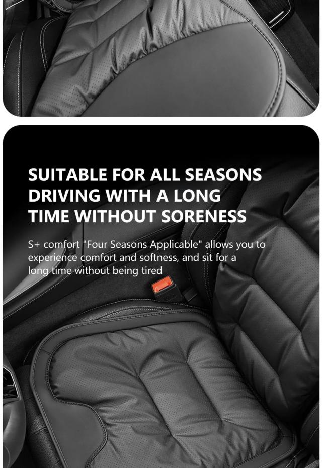 SEAMETAL ナッパレザー カーシートカバー 冬用暖かいシートマット ソフト通気性シートカバーパッド アクセサリー 輸入品_12