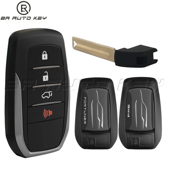 トヨタ フォーチュナー SW4 2015-2019 専用 4ボタン スマートリモコン キーフォブ 部品番号:61A965-0182 BM1ET BM1EW 312/314MHZ 434MHZ 8Aチップ 輸入品