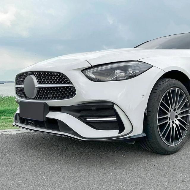 メルセデス・ベンツ Cクラス W206 S206 C260 C43 AMG 式以降 フロントバンパースポイラーリップ ロワボディキット ディフューザー スプリッター チューニングガード 輸入品_18