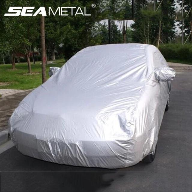 SEAMETAL 全天候対応 フルカバー 車用カバー 屋外用 防雪・防水 ユニバーサル SUV・セダン対応 輸入品