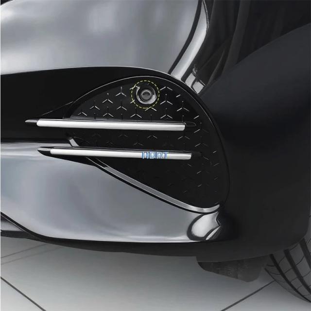 メルセデス・ベンツ Eクラス W214 式用 フロントバンパー フォグランプカバー プロテクター 装飾 エクステリアステッカー 輸入品_6