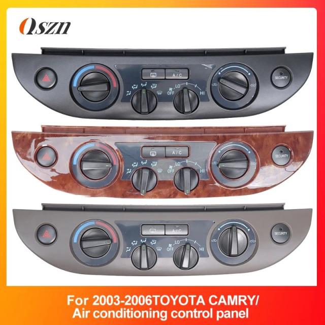 カーマックスのエアコン ベントコントロール スイッチ パネル カバー トヨタ カムリー 2003-2006年用 輸入品