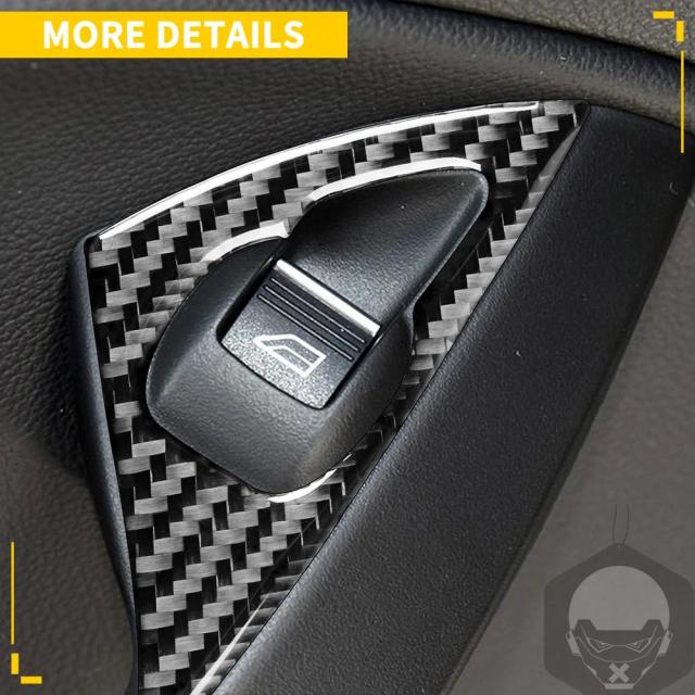 フォード エスケープ クーガ 2013 2014 2015 年用 リアルカーボンファイバー ステッカー 内装トリム フルキット カースタイリング アクセサリー シフトノブカバー 輸入品_18